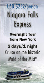 Niagara Falls Express: Overnight Tour from New York